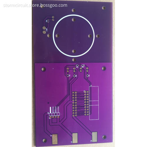 purple solder PCB 2 layer 1OZ